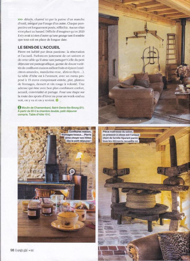 ホテル Le Moulin De Chamambard Saint-Denis-les-Bourg エクステリア 写真